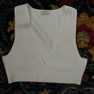 Aritzia ‘Babaton’ Sculpt Knit Deep V. Sexy!